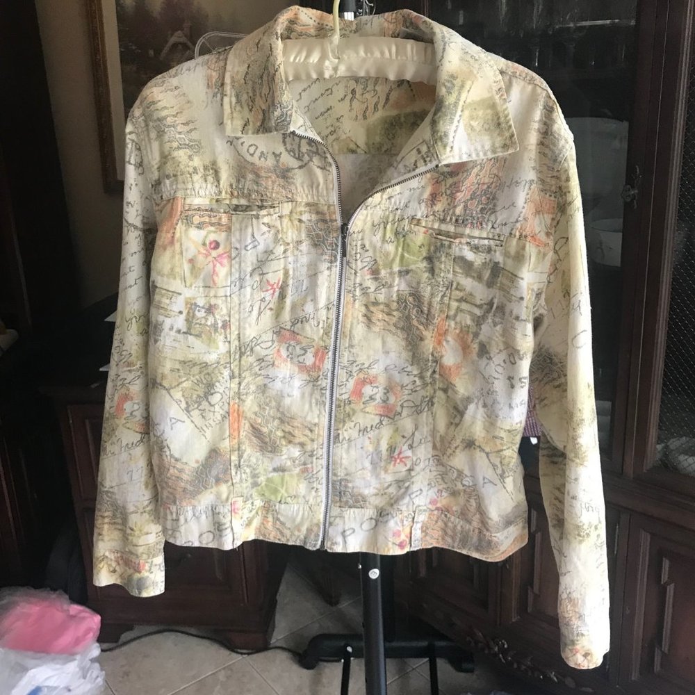 Vintage Chico's Jean Jacket, Size 1 (M)
